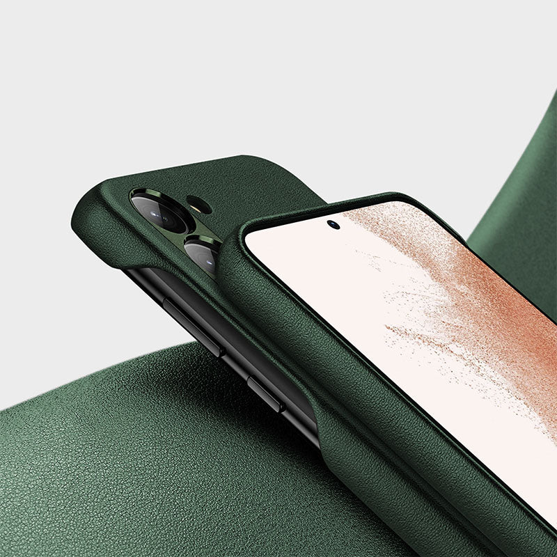 Eco-Leather Samsung Case  Blanc   
