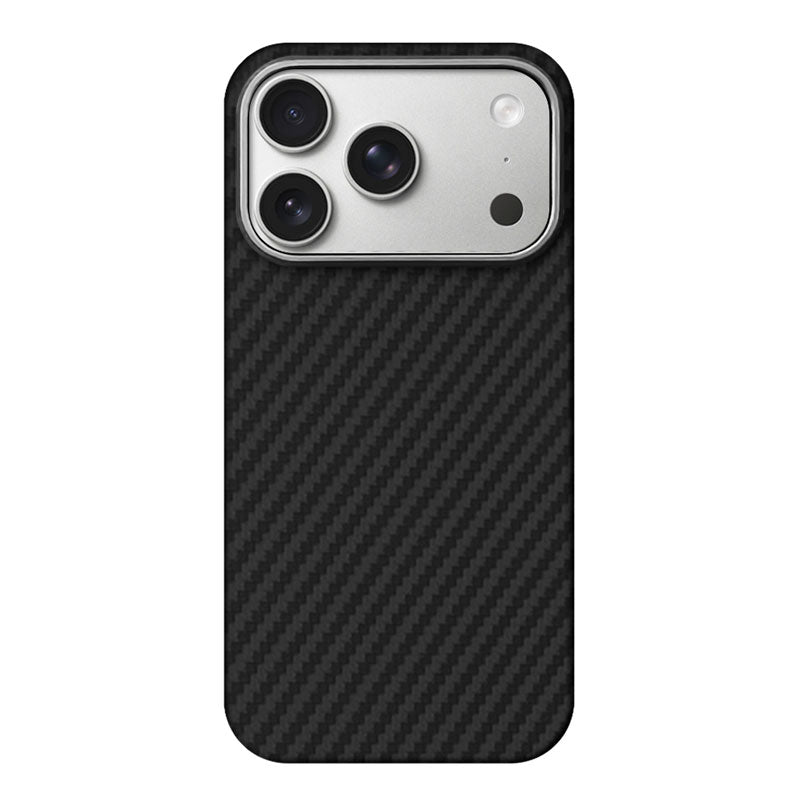 Volaris Aramid Fiber iPhone Case – Slim, Strong, MagSafe Ready Black Aramid Fiber / iPhone 17 Pro Max / Metal (MagSafe) Volaris Aramid Fiber iPhone Case – Slim, Strong, MagSafe Ready Black Aramid Fiber / iPhone 17 Pro Max / Metal (MagSafe)