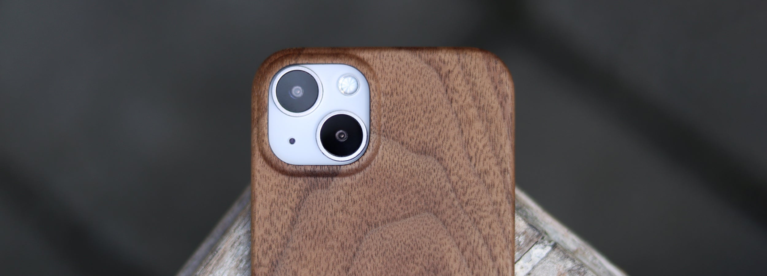 Komodo Walnut Wood iPhone Case Close Up