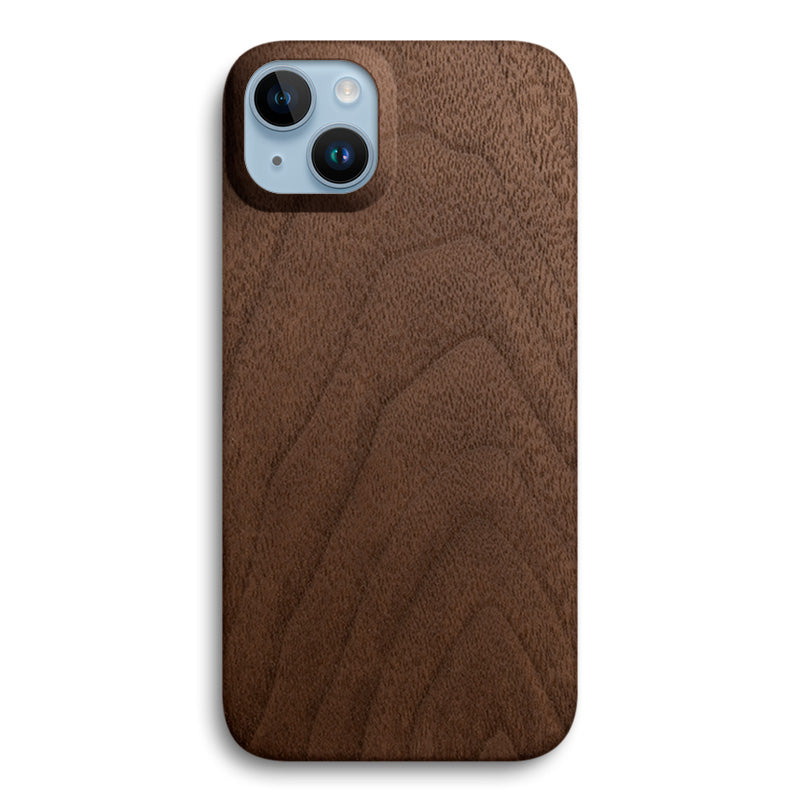 Slim Wood iPhone Case Mobile Phone Cases Komodo Walnut iPhone 14 Plus 