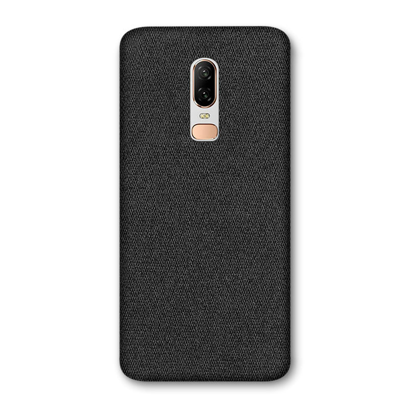 Fabric OnePlus Case Mobile Phone Cases Sequoia Black OnePlus 6 