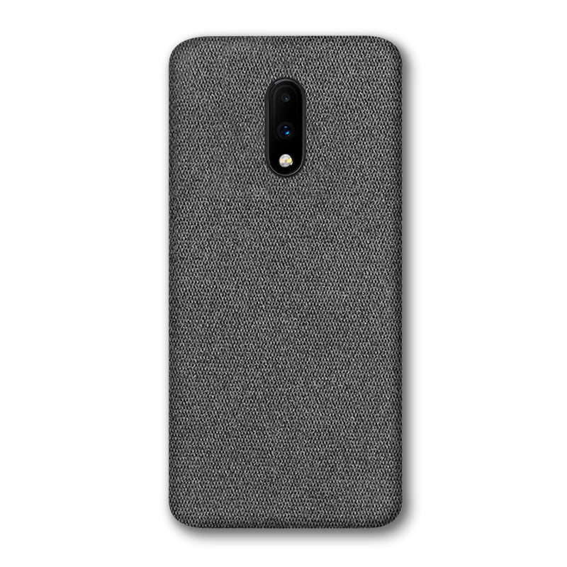 Fabric OnePlus Case Mobile Phone Cases Sequoia Dark Grey OnePlus 7 