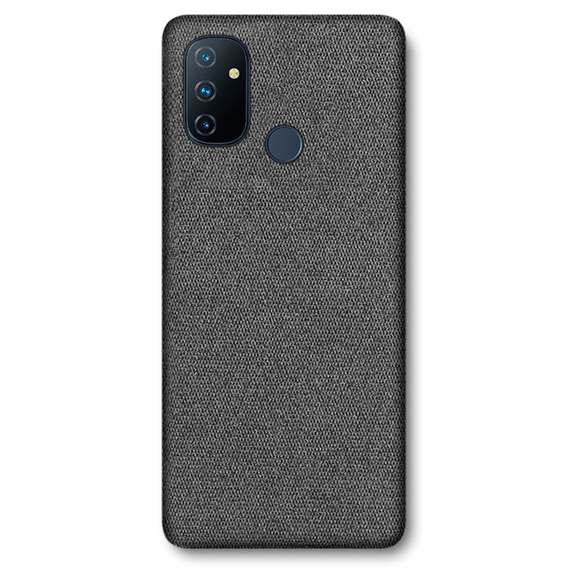 Fabric OnePlus Case Mobile Phone Cases Sequoia Dark Grey OnePlus Nord N100 