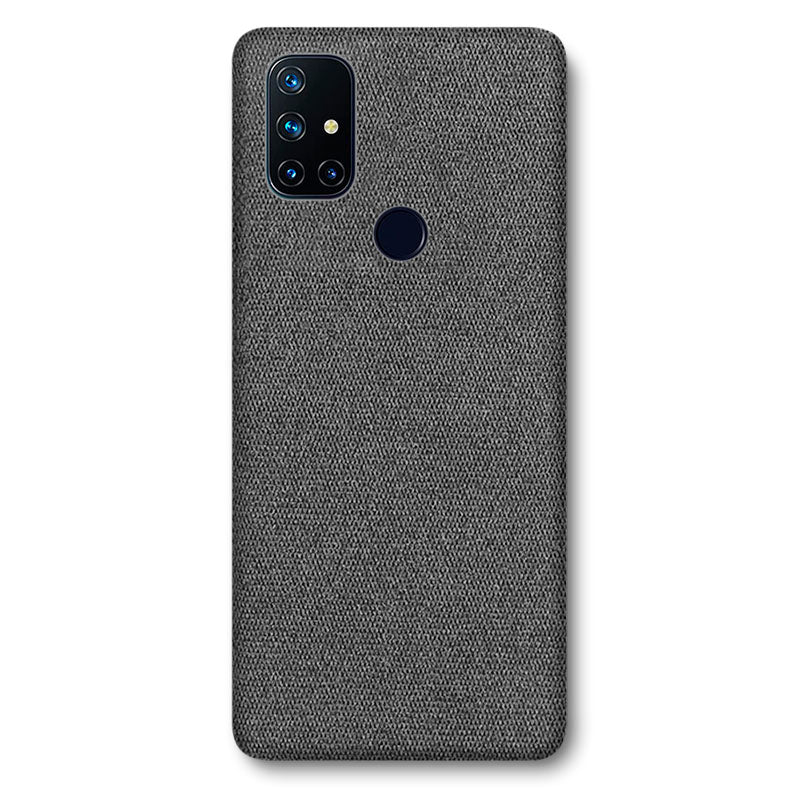 Fabric OnePlus Case Mobile Phone Cases Sequoia Dark Grey OnePlus Nord N10 
