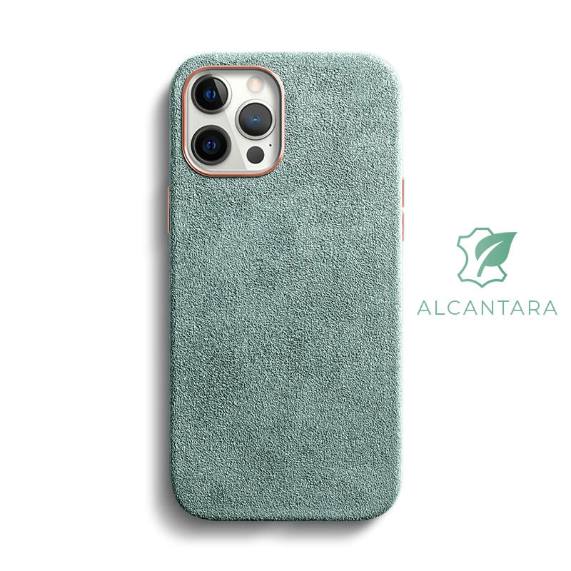 Alcantara iPhone Case (Limited Edition Mint) Mobile iPhone Cases Saguaro iPhone 12/12 Pro (No MagSafe) Mint Alcantara 