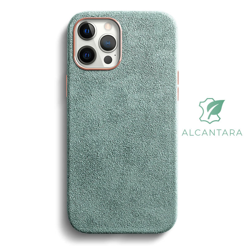 Alcantara iPhone Case (Limited Edition Mint) Mobile iPhone Cases Saguaro iPhone 12 Pro Max (No MagSafe) Mint Alcantara 