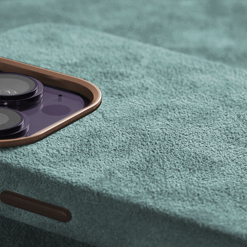 Alcantara iPhone Case (Limited Edition Mint) Mobile iPhone Cases Saguaro   