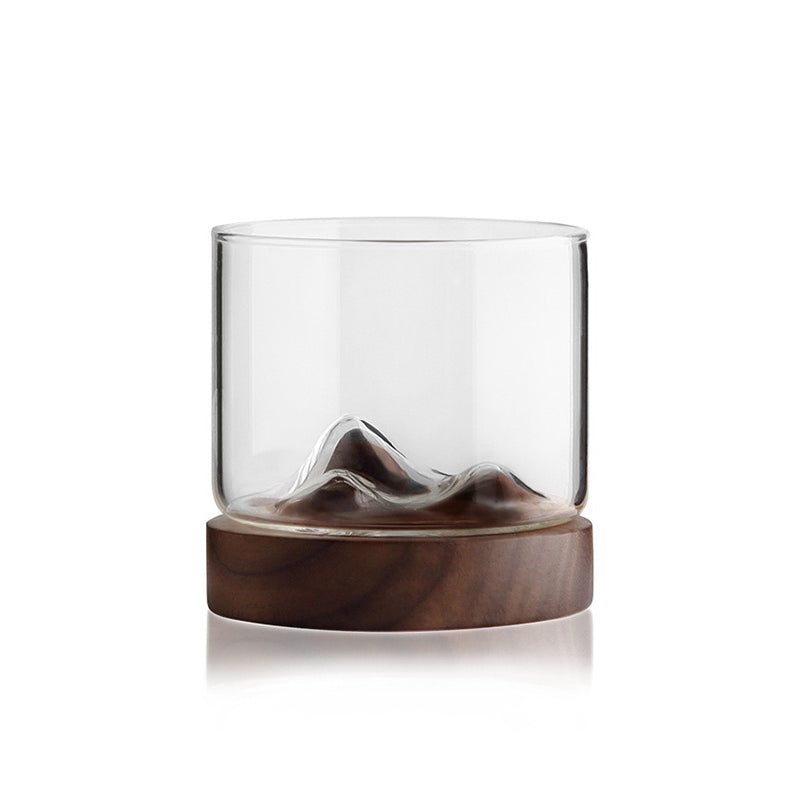 Wood Glass Tumblers Tumblers Andes Glass Black Walnut Small (120ml/4 fl oz) 