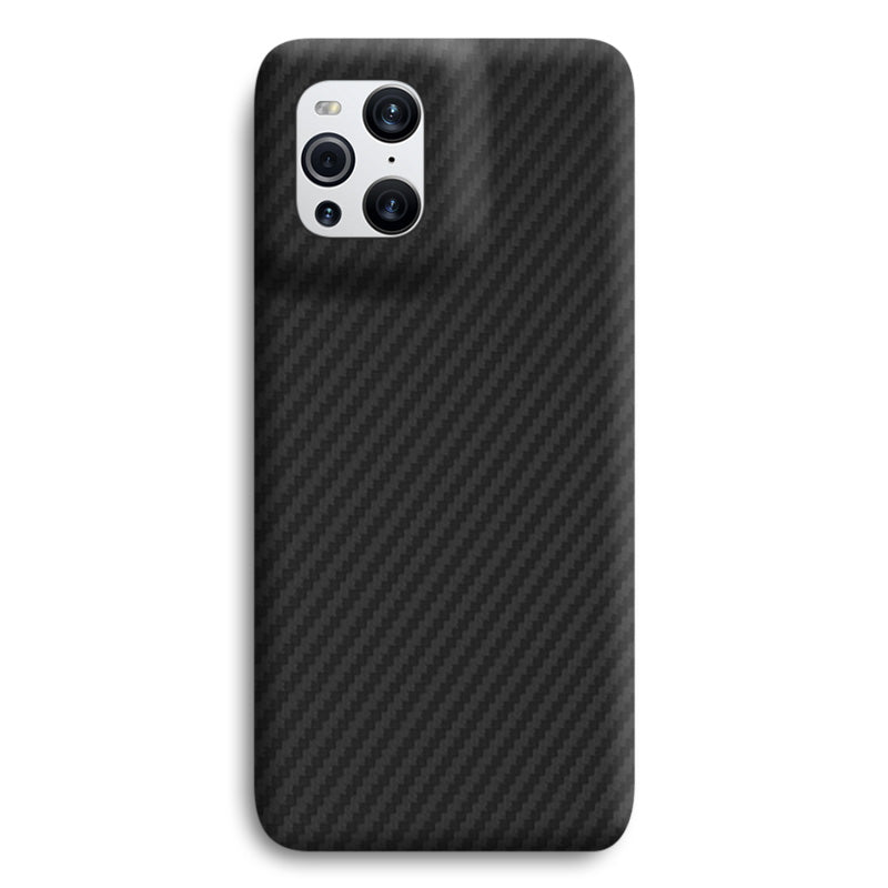 Aramid Fiber Oppo Phone Cases  Volaris Black Aramid Fiber Find X3/X3 Pro Open
