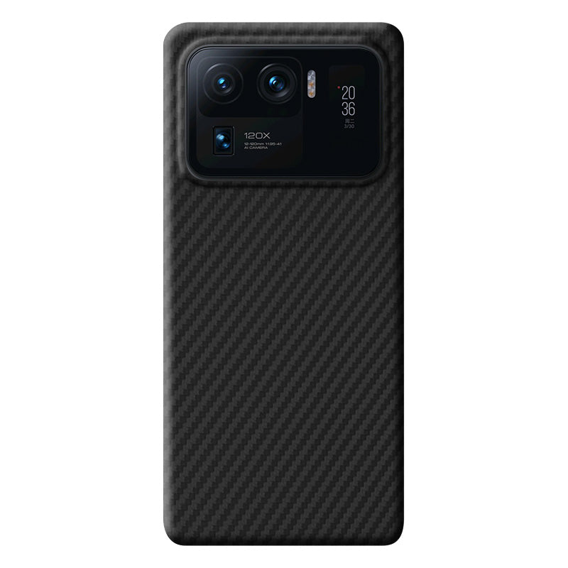 Aramid Fiber Xiaomi Case  Volaris Xiaomi Mi 11 Ultra Open Black Aramid Fiber