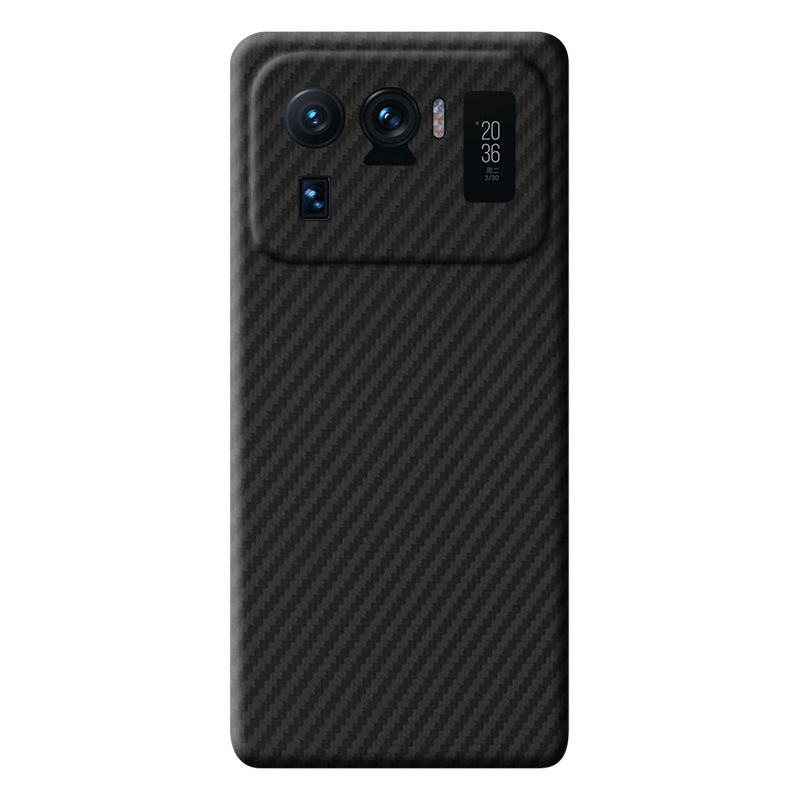 Aramid Fiber Xiaomi Case  Volaris Black Aramid Fiber Xiaomi Mi 11 Ultra Sealed