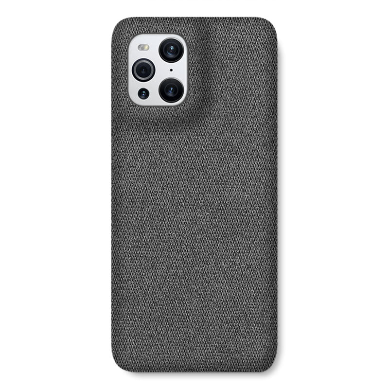 Fabric Oppo Case Mobile Phone Cases Sequoia Find X3/X3 Pro Dark Grey 