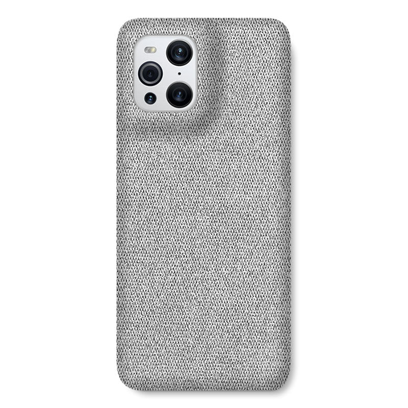 Fabric Oppo Phone Cases Mobile Phone Cases Sequoia Light Grey Find X3/X3 Pro 