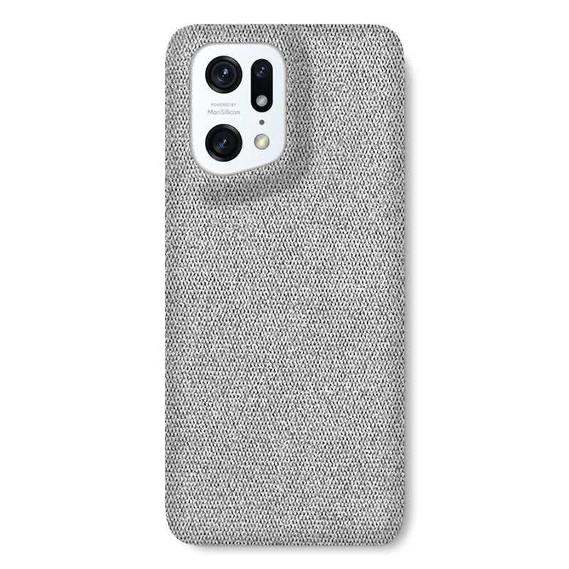 Fabric Oppo Phone Cases Mobile Phone Cases Sequoia Light Grey Find X5 Pro 