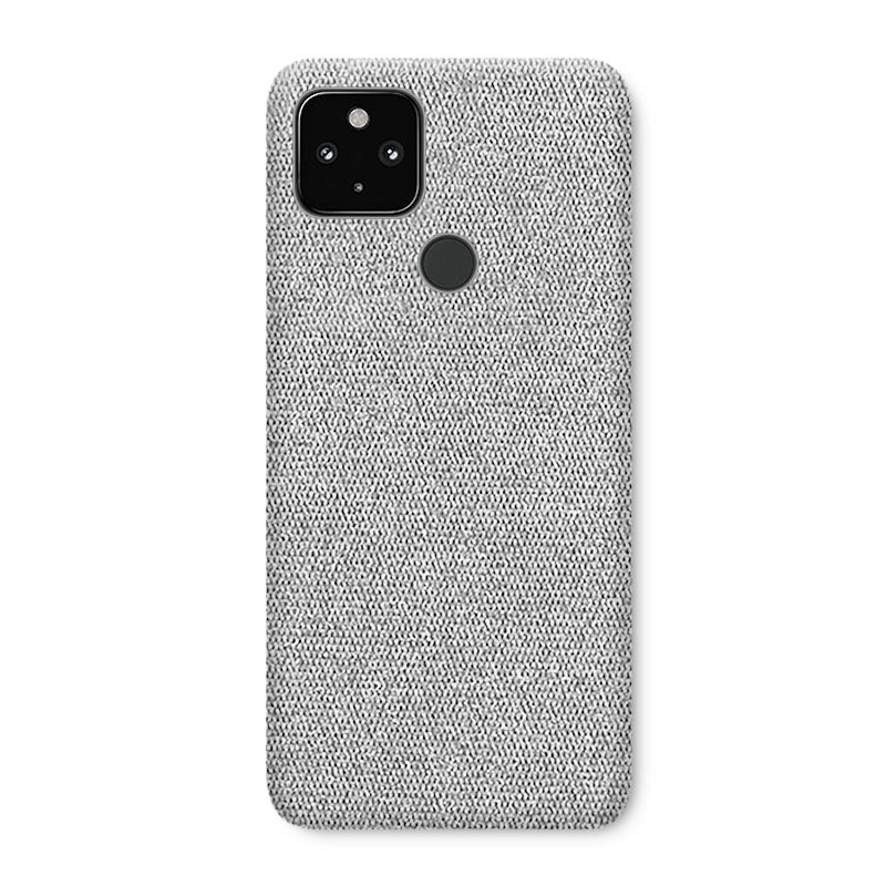 Fabric Pixel Case Mobile Phone Cases Sequoia Pixel 4A 5G Light Grey 