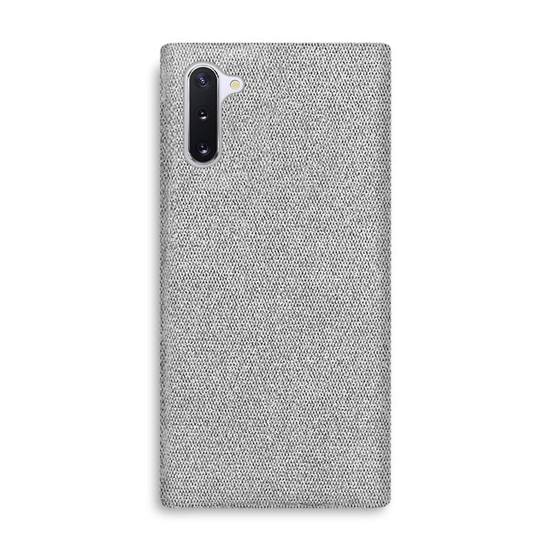 Fabric Samsung Case Mobile Phone Cases Sequoia Light Grey Note 10 