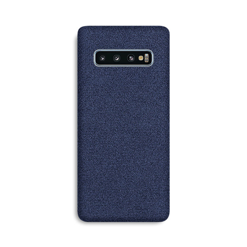 Fabric Samsung Case Mobile Phone Cases Sequoia Blue S10 