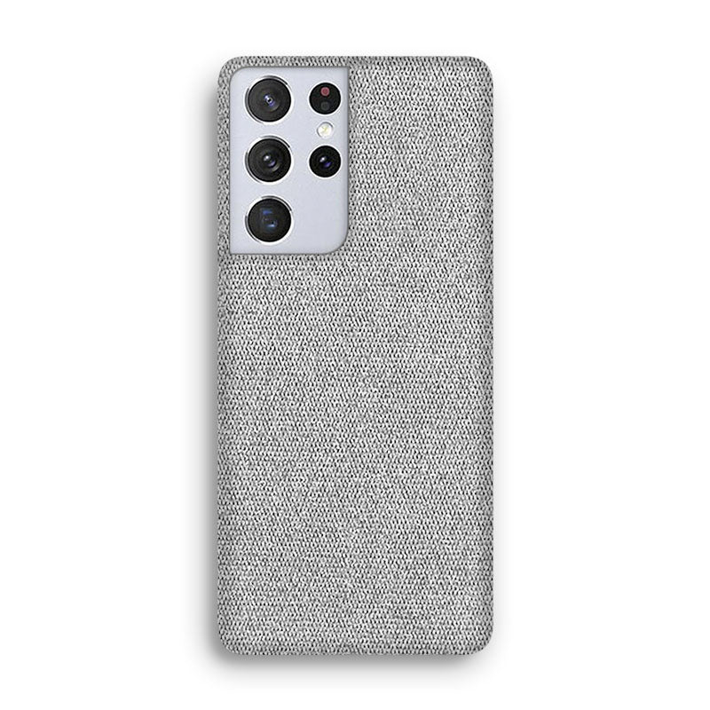 Fabric Samsung Case Mobile Phone Cases Sequoia Light Grey S21 Ultra 
