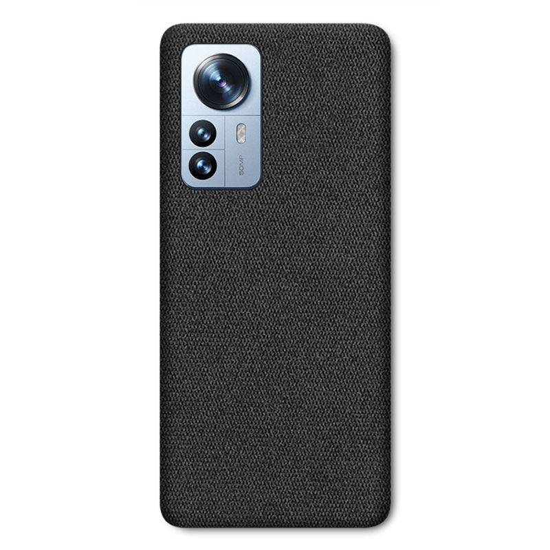 Fabric Xiaomi Case Mobile Phone Cases Sequoia Xiaomi 12 Pro Black 