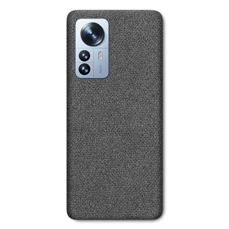 Fabric Xiaomi Case Mobile Phone Cases Sequoia Dark Grey Xiaomi 12 Pro 