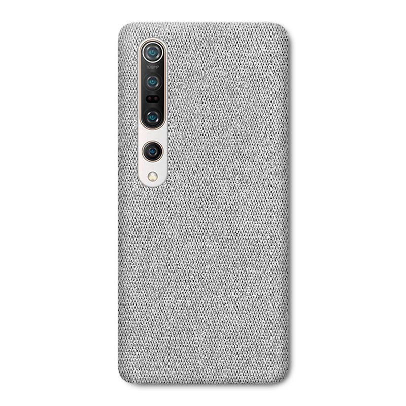 Fabric Xiaomi Case Mobile Phone Cases Sequoia Xiaomi Mi 10 Pro Light Grey 