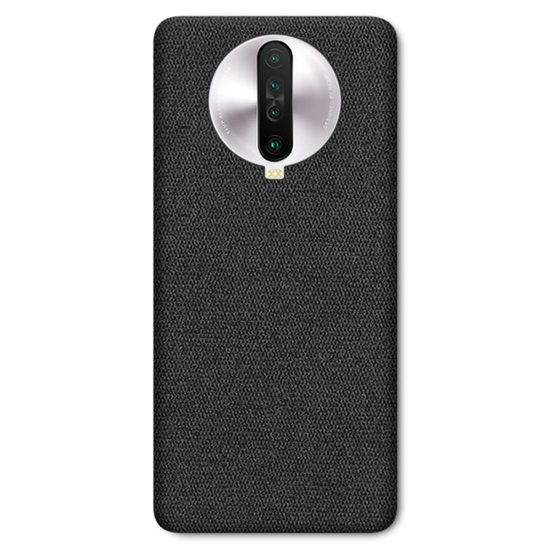 Fabric Xiaomi Case Mobile Phone Cases Sequoia Black Redmi K30 