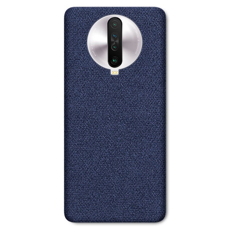 Fabric Xiaomi Case Mobile Phone Cases Sequoia Blue Redmi K30 