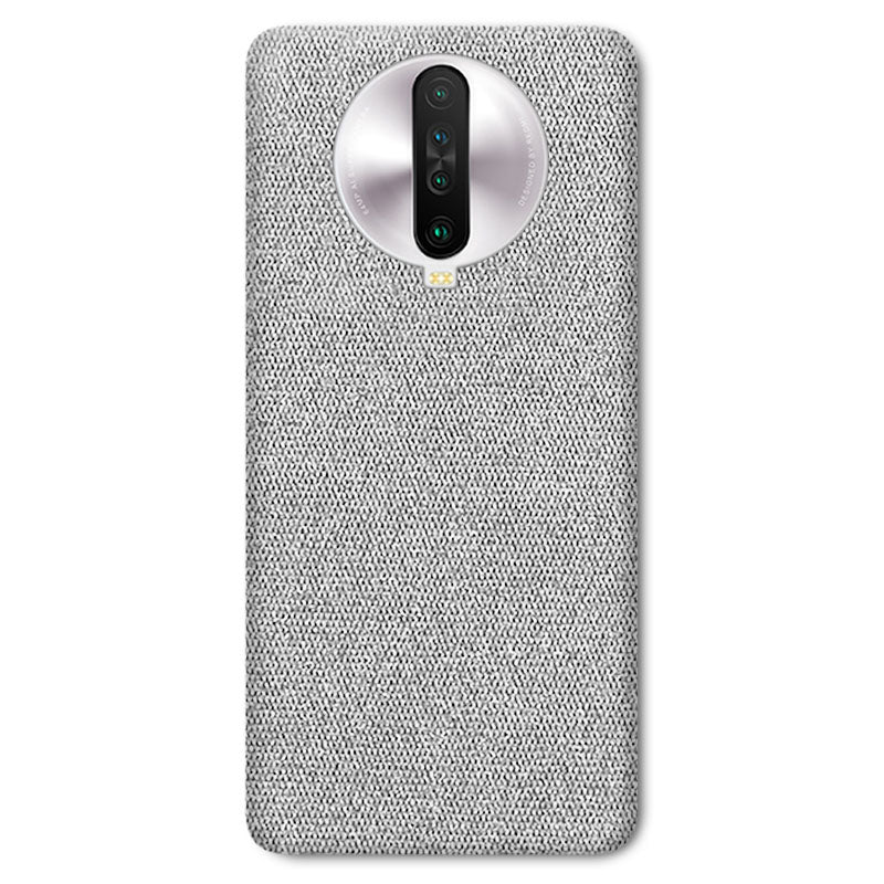 Fabric Xiaomi Case Mobile Phone Cases Sequoia Light Grey Redmi K30 