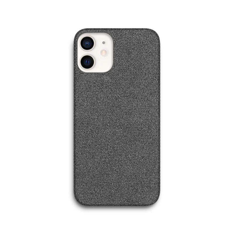 Fabric iPhone Case Mobile Phone Cases Sequoia Dark Grey iPhone 12 Mini 