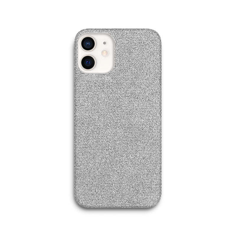 Fabric iPhone Case Mobile Phone Cases Sequoia Light Grey iPhone 12 Mini 