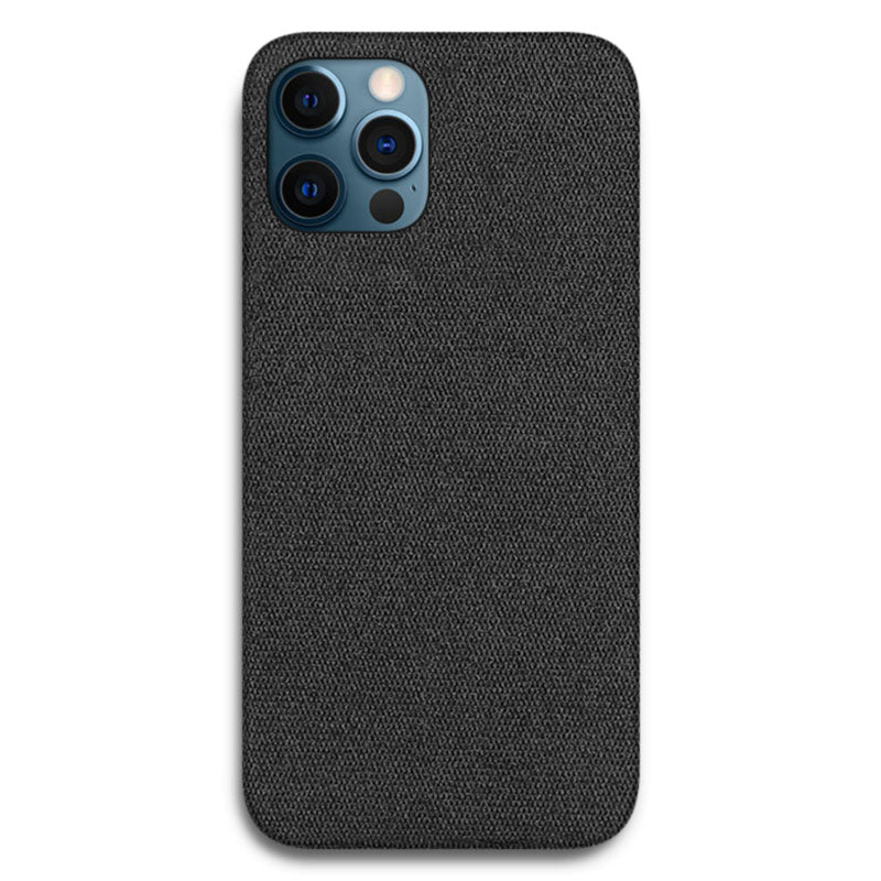 Fabric iPhone Case Mobile Phone Cases Sequoia Black iPhone 12 Pro Max 