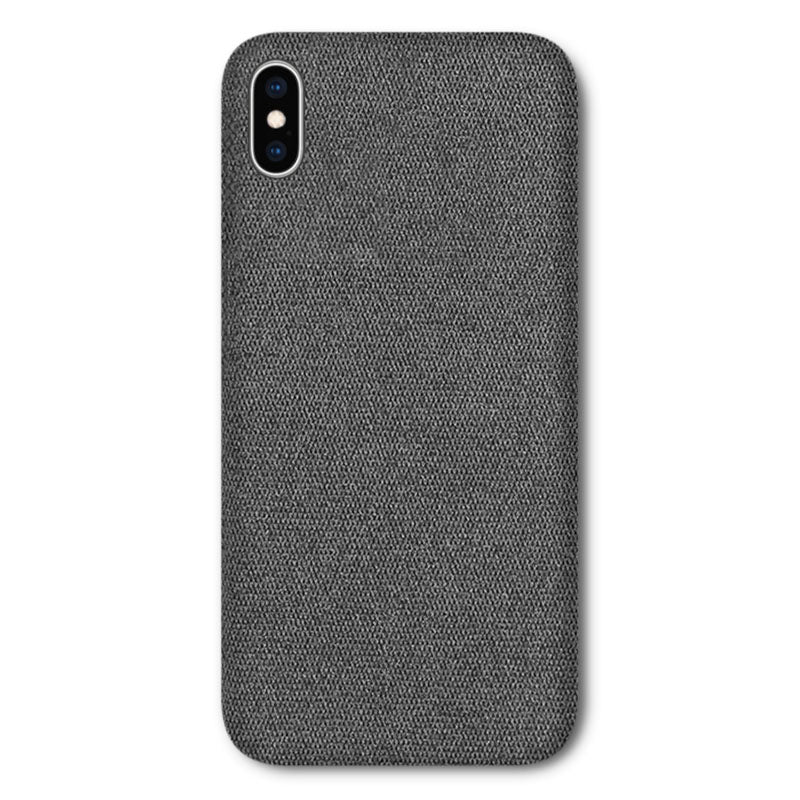 Fabric iPhone Case Mobile Phone Cases Sequoia iPhone XS Max Dark Grey 