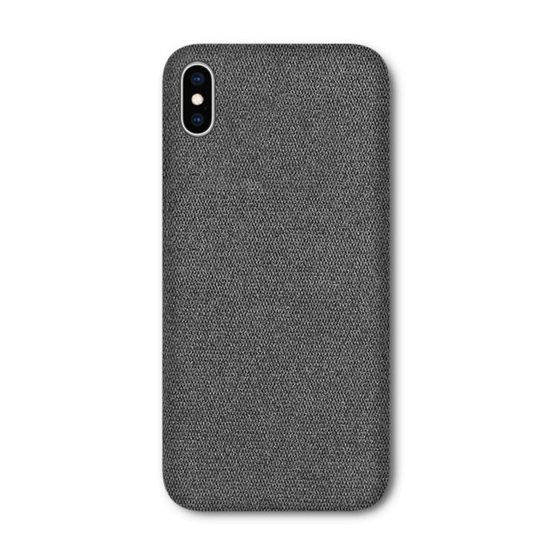 Fabric iPhone Case Mobile Phone Cases Sequoia Dark Grey iPhone XS 