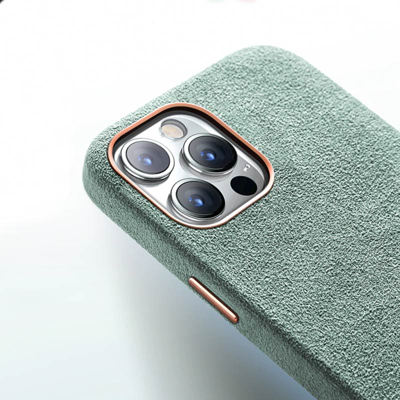 Alcantara iPhone Case (Limited Edition Mint) Mobile iPhone Cases Saguaro   