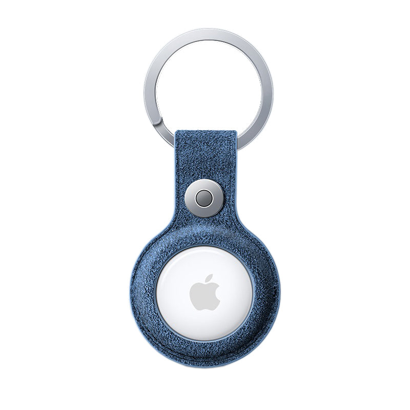 Alcantara AirTag Keyring AirTag Keyring Saguaro Ocean Blue Alcantara  