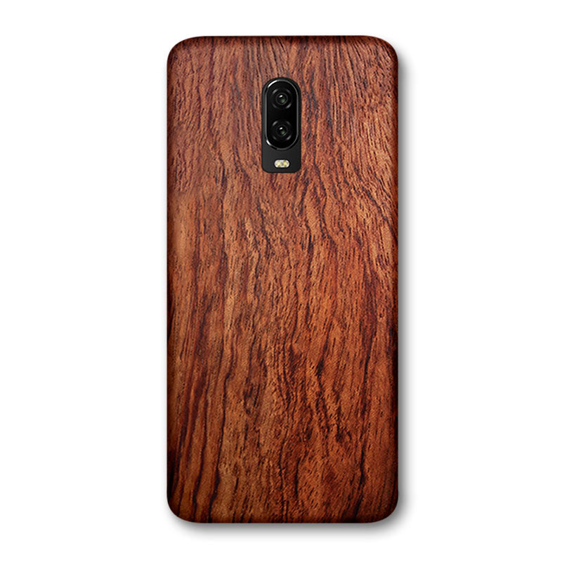 Wood OnePlus Case Mobile Phone Cases Komodo OnePlus 6T Rosewood 