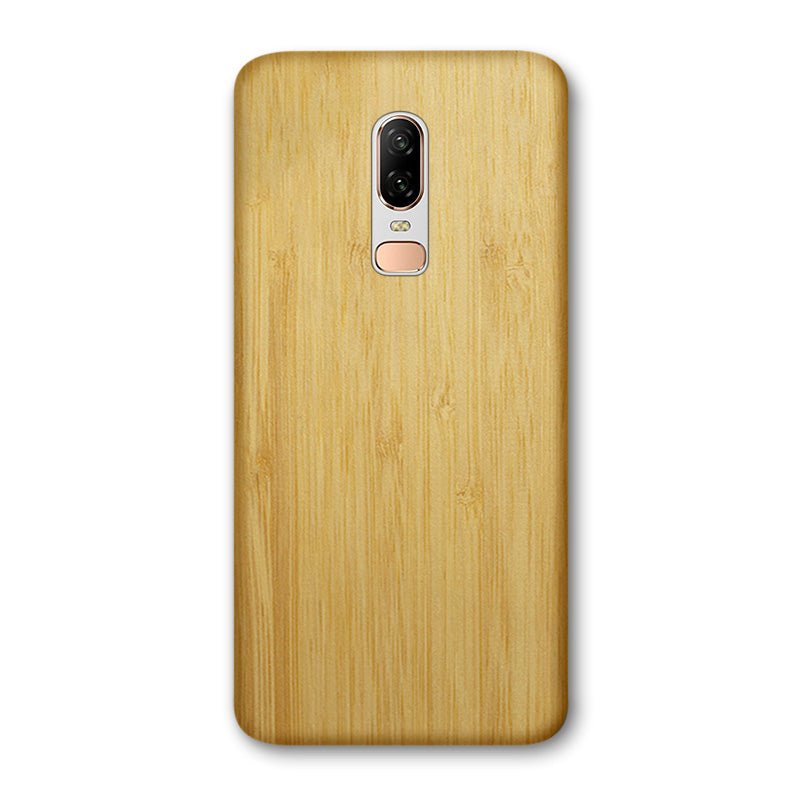 Wood OnePlus Case Mobile Phone Cases Komodo OnePlus 6 Bamboo 
