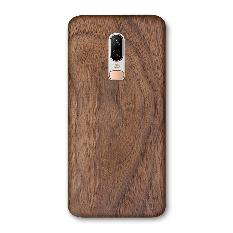 Wood OnePlus Case Mobile Phone Cases Komodo OnePlus 6 Walnut 