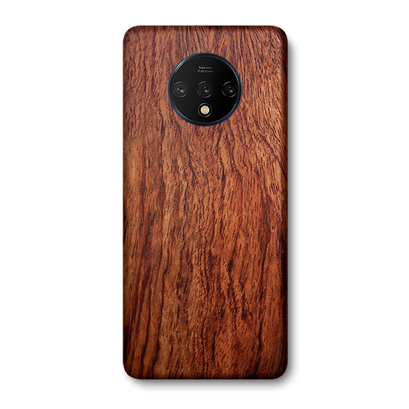 Wood OnePlus Case Mobile Phone Cases Komodo OnePlus 7T Rosewood 