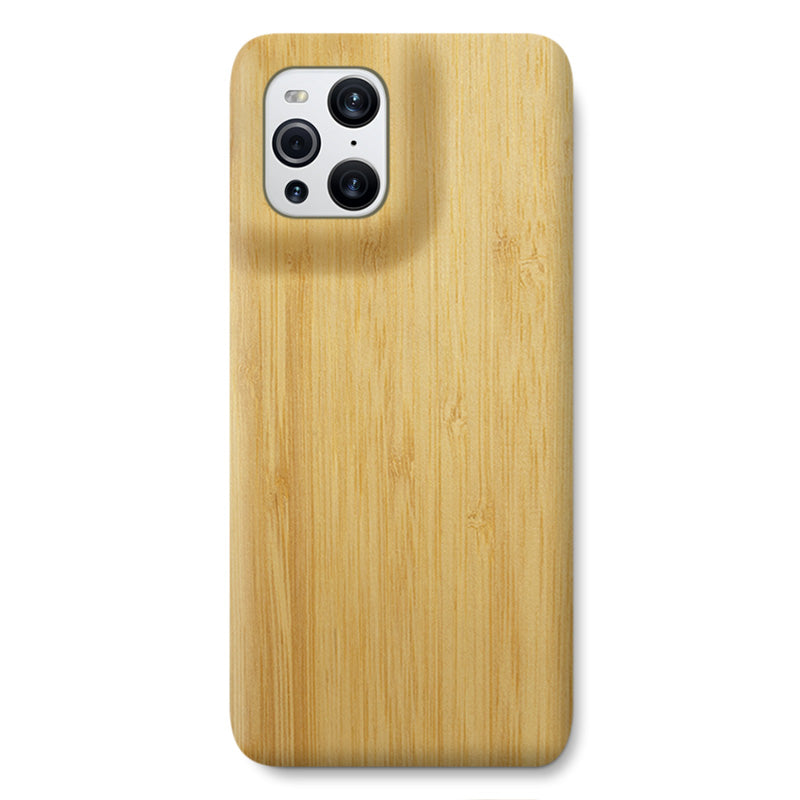 Slim Wood Oppo Case Mobile Phone Cases Komodo Find X3/X3 Pro Bamboo 