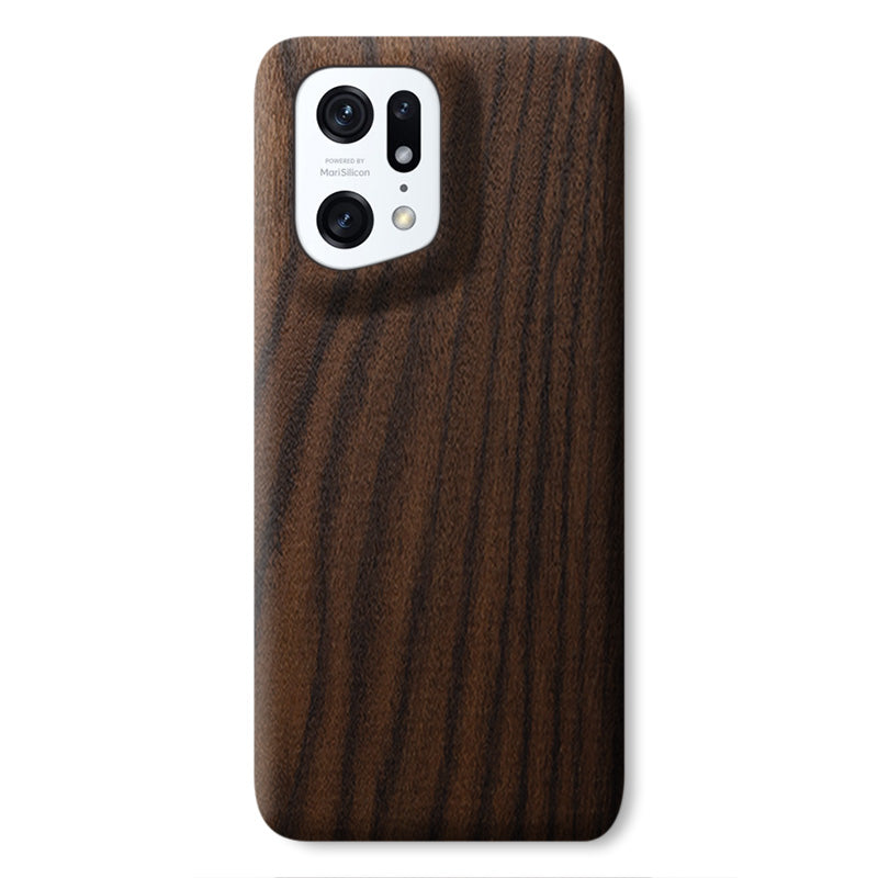 Slim Wood Oppo Case Mobile Phone Cases Komodo Mahogany Find X5 Pro 