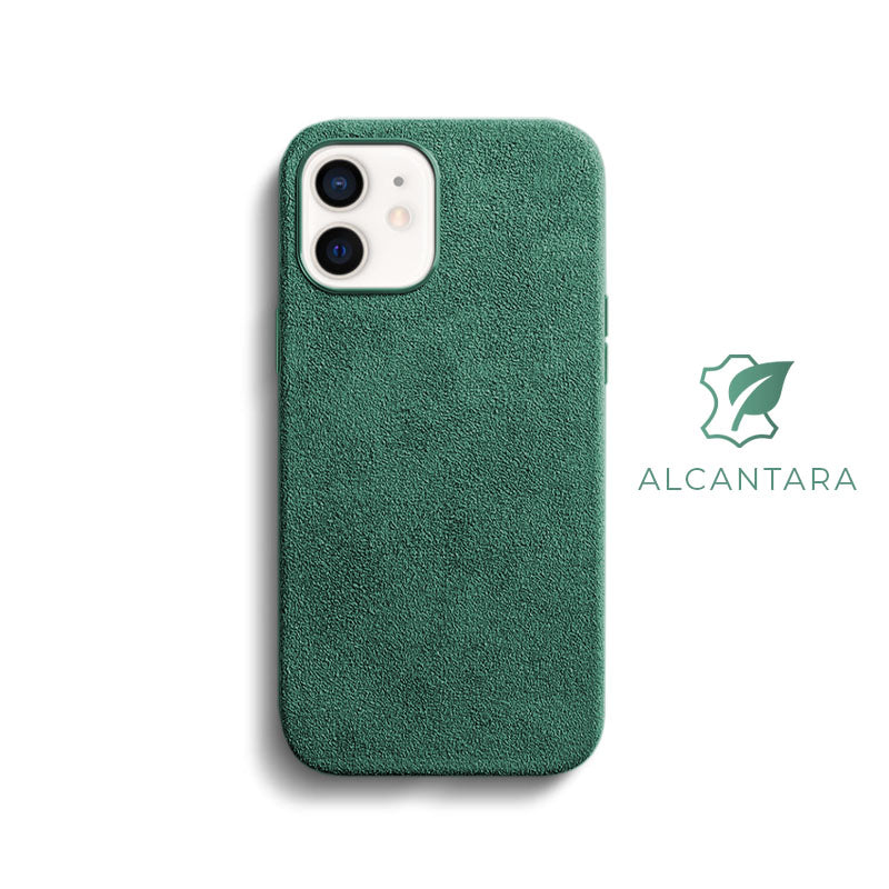Alcantara iPhone Case (Clearance) Mobile iPhone Cases Saguaro iPhone 12 Mini Green Alcantara 