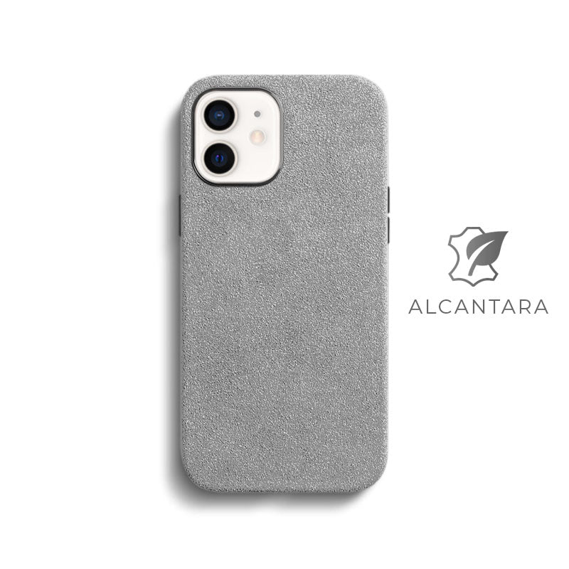Alcantara iPhone Case (Clearance) Mobile iPhone Cases Saguaro iPhone 12 Mini Grey Alcantara 